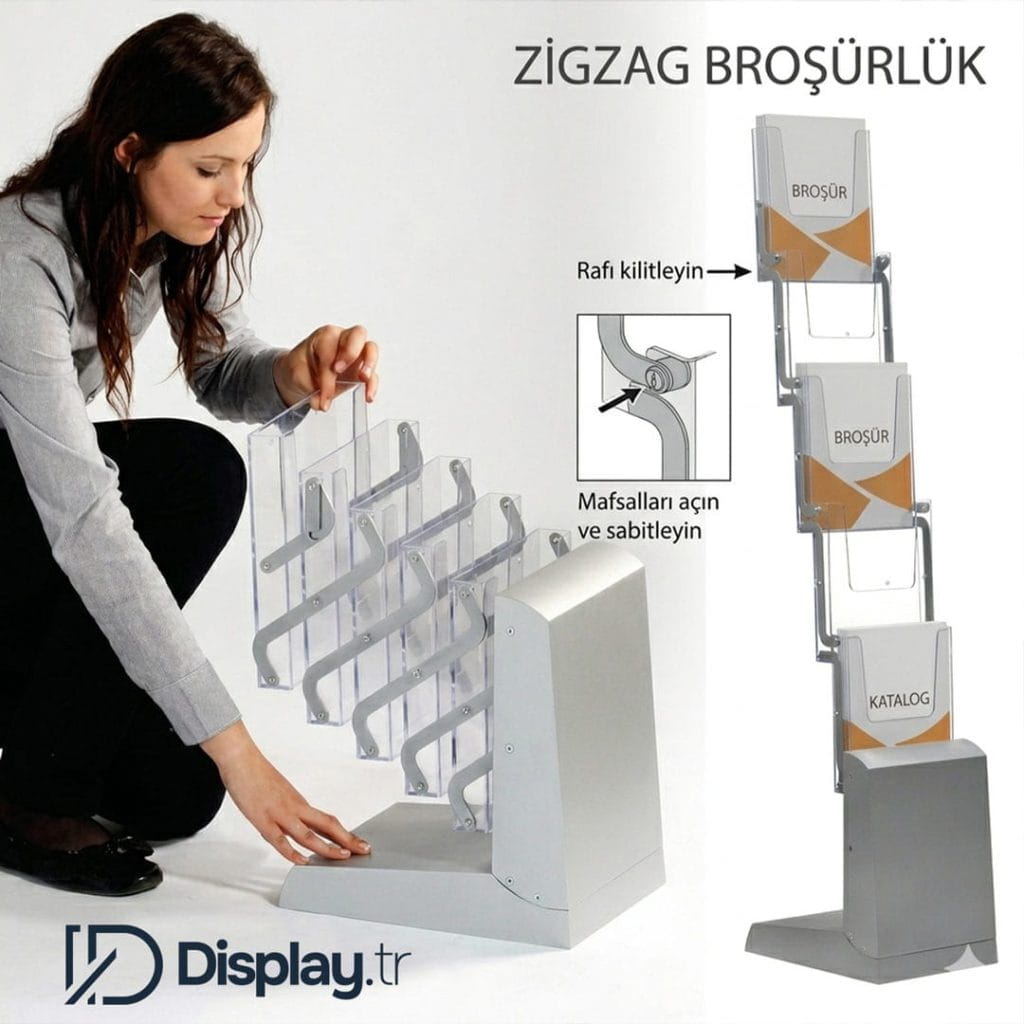 zigzag-broşürluk